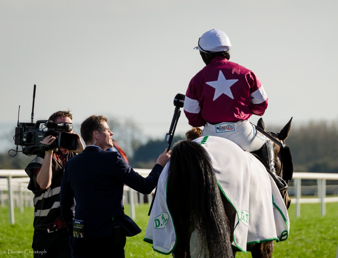 Katie Walsh and Thunder And Roses, winner of the Irish Grand National